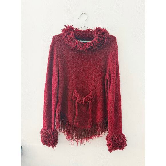 Vintage Red Baluchi Sweater - Size L - Picture 1 of 5